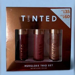 Live Tinted Huegloss Trio Set - Rich Burgundy and Soft Rose